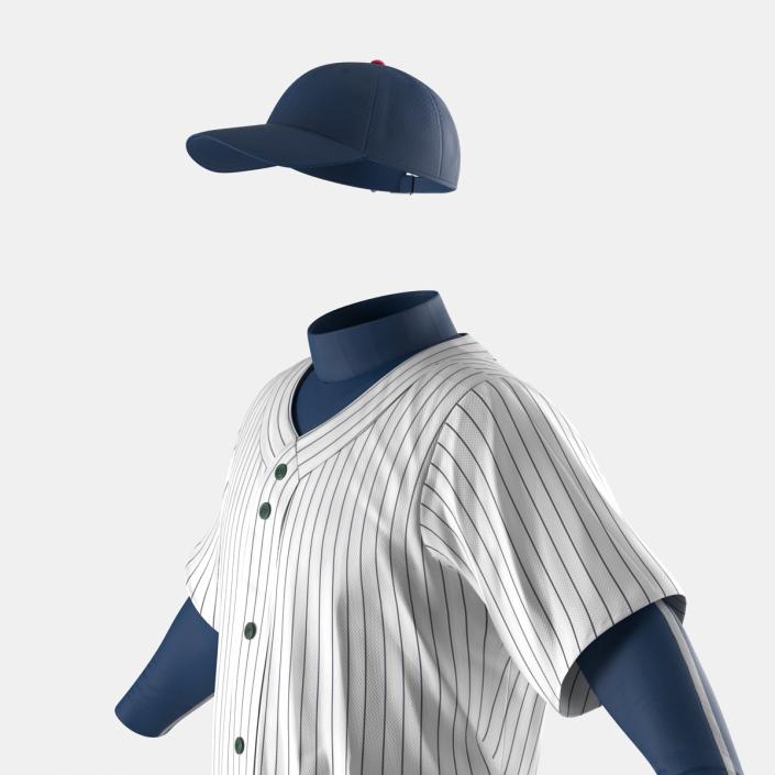 Baseball Player Outfit Generic 7 3D