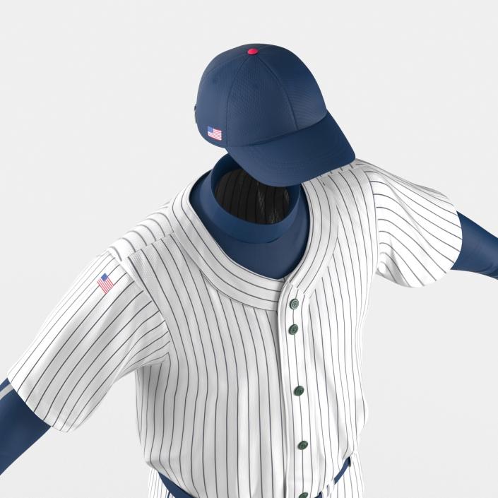 Baseball Player Outfit Generic 7 3D