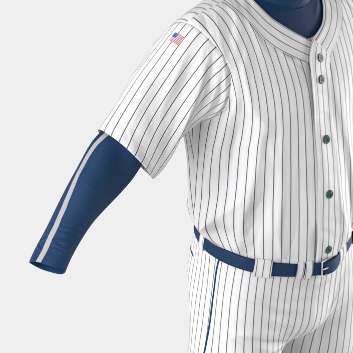 Baseball Player Outfit Generic 7 3D