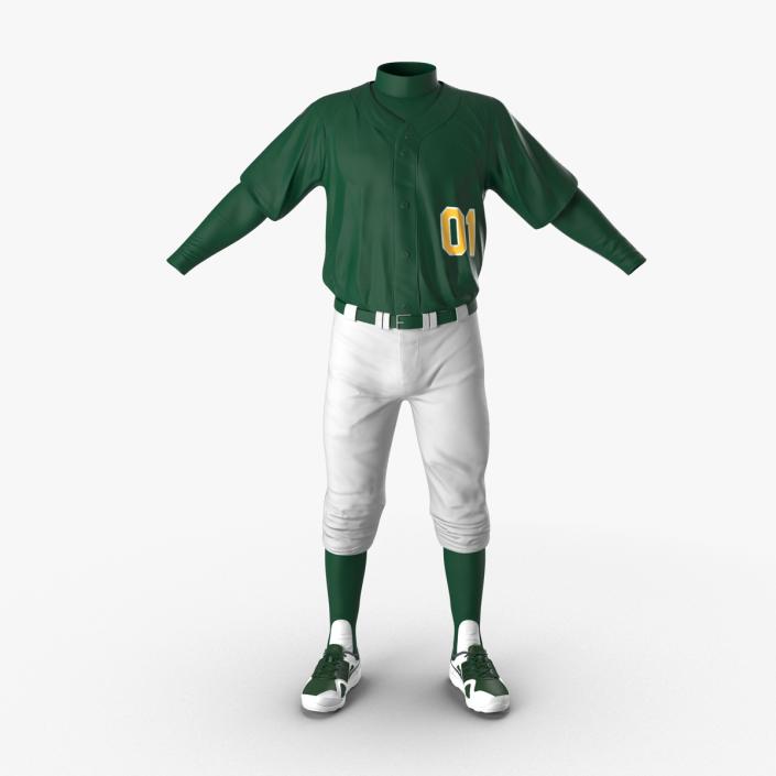 Baseball Player Outfit Generic 3 3D