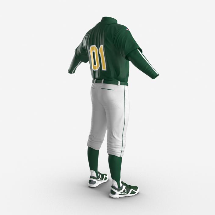 Baseball Player Outfit Generic 3 3D