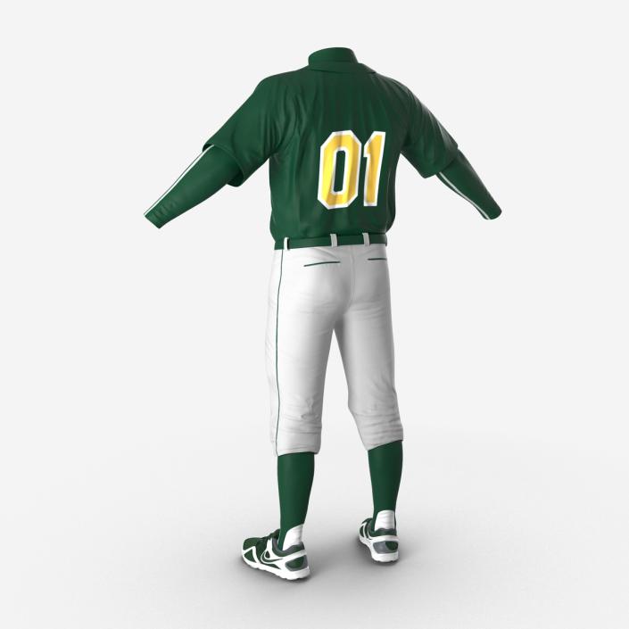 Baseball Player Outfit Generic 3 3D