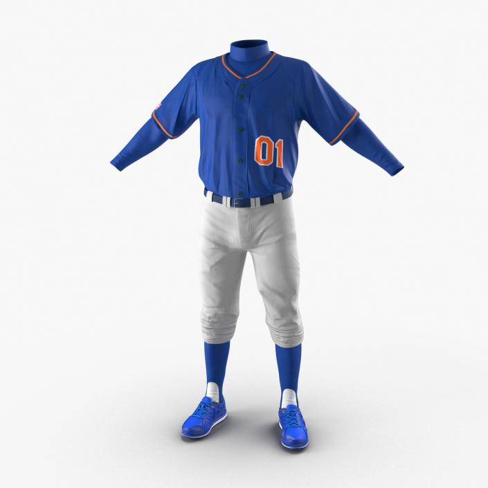 Baseball Player Outfit Generic 5 3D