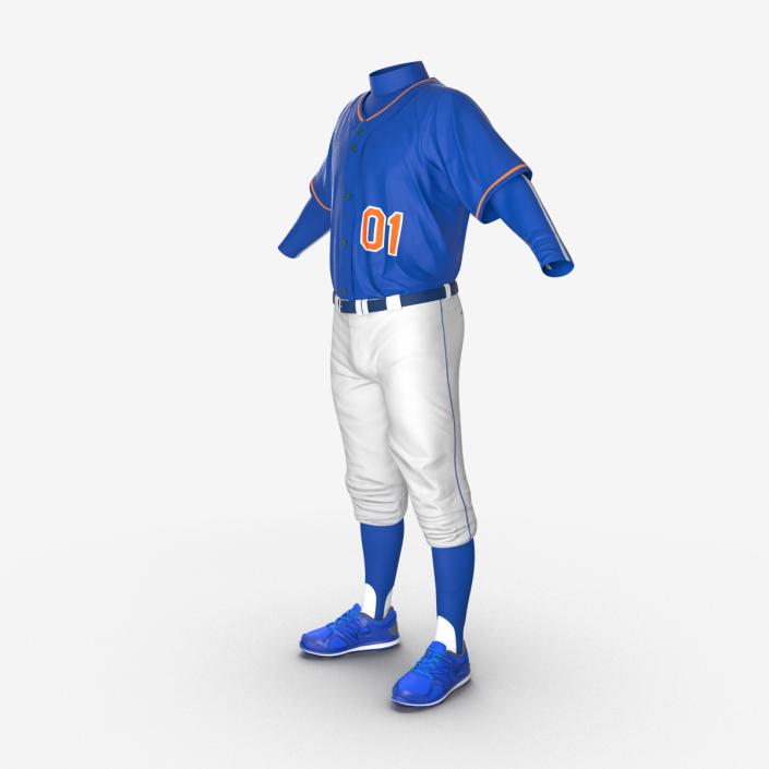 Baseball Player Outfit Generic 5 3D