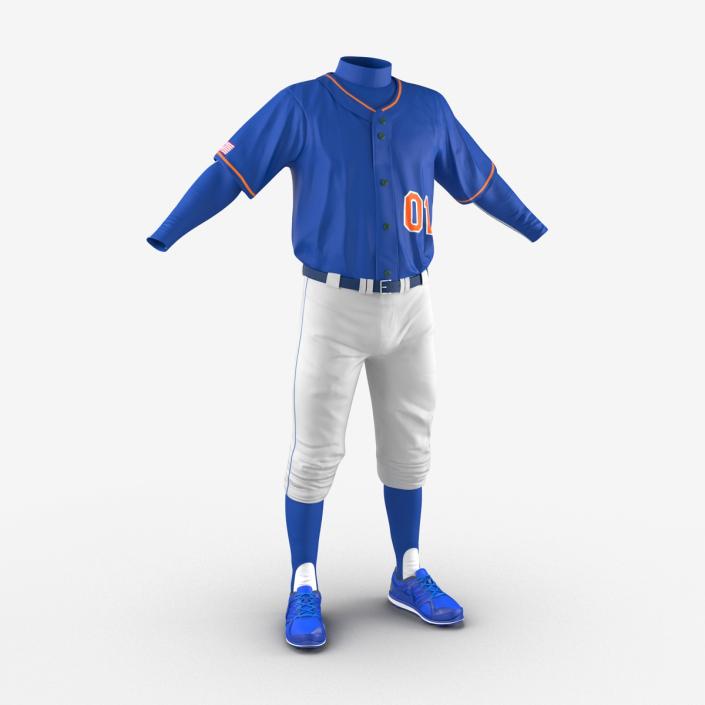 Baseball Player Outfit Generic 5 3D