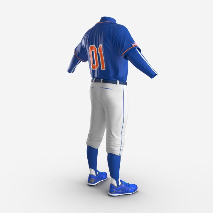 Baseball Player Outfit Generic 5 3D