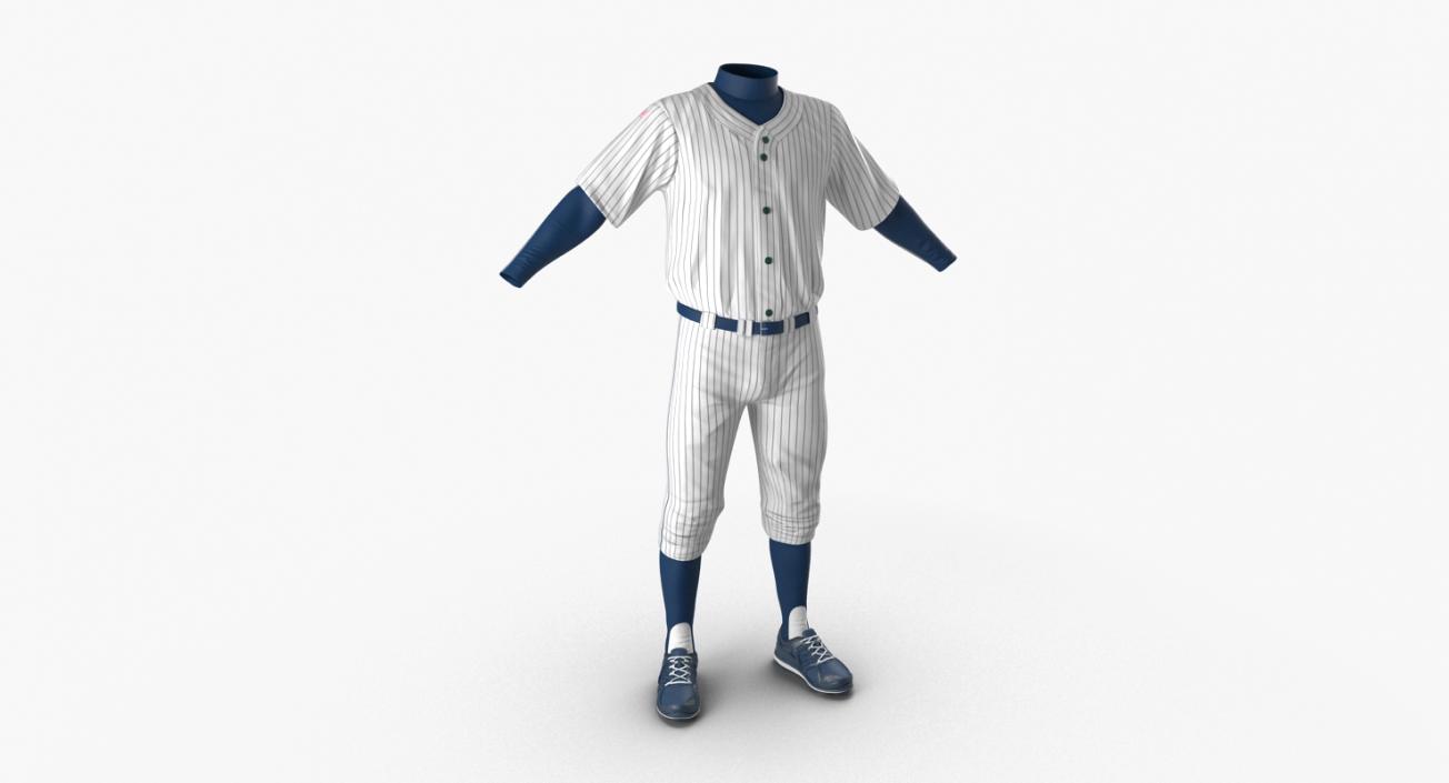 Baseball Player Outfit Generic 8 3D