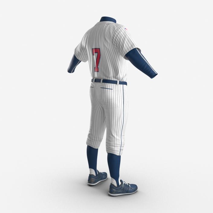 Baseball Player Outfit Generic 8 3D