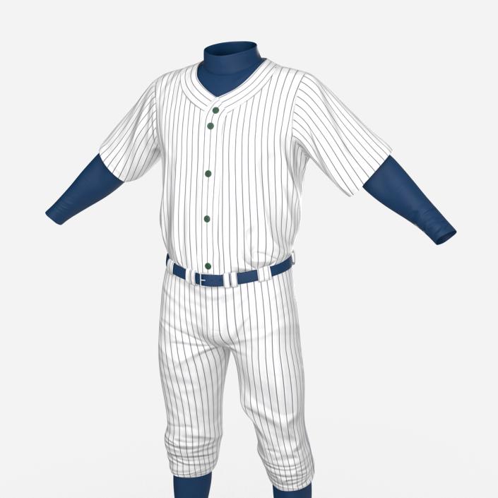 Baseball Player Outfit Generic 8 3D