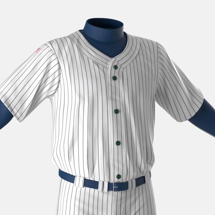 Baseball Player Outfit Generic 8 3D