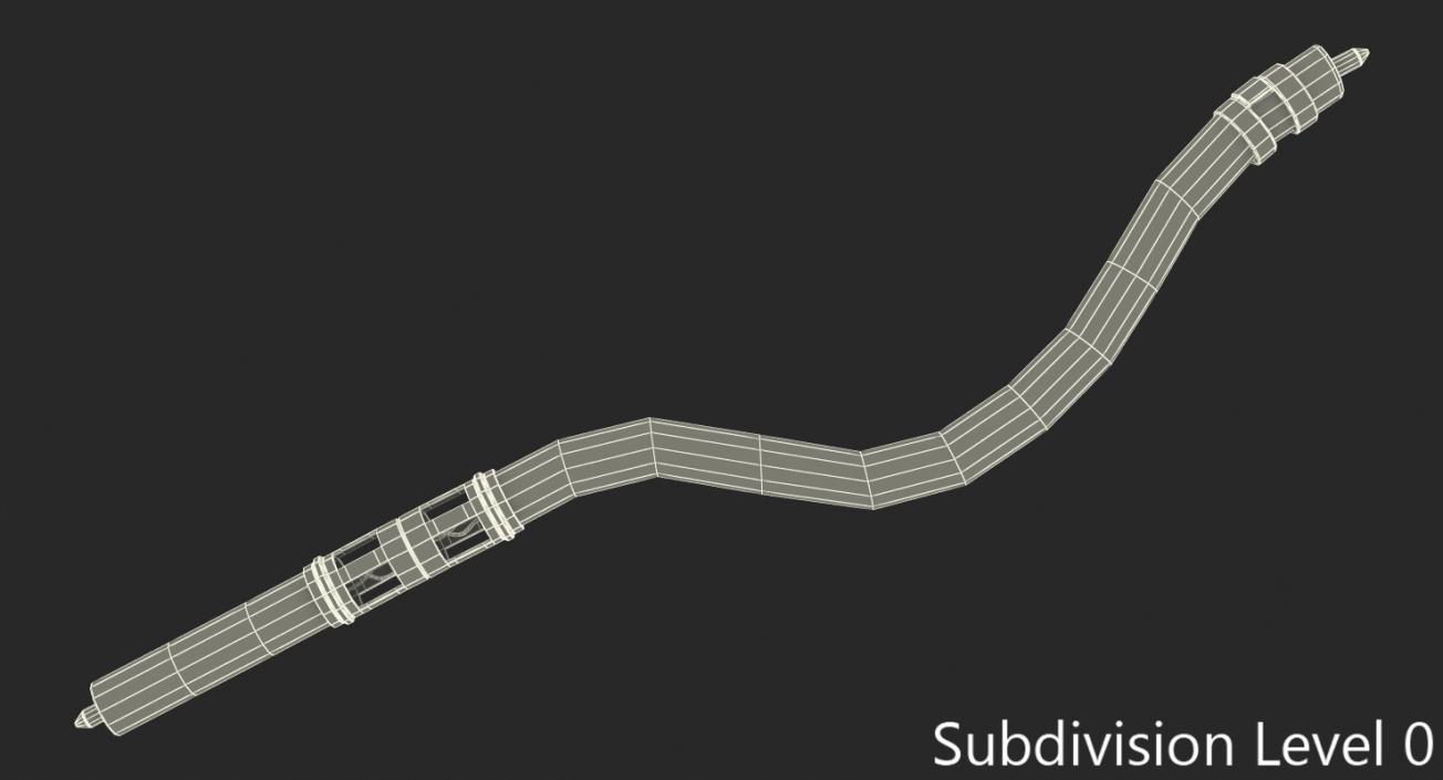 3D Industrial Cable 3 model