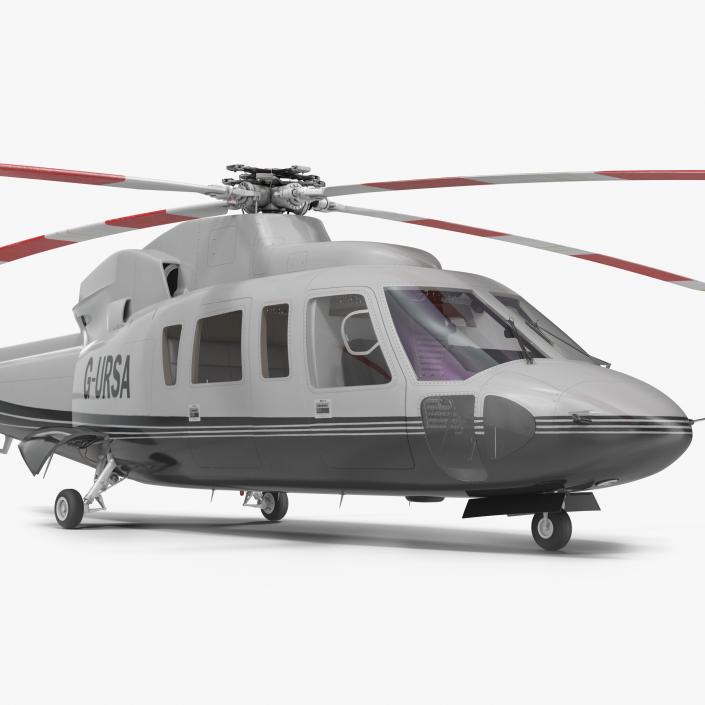 3D Utility Helicopter Sikorsky s76