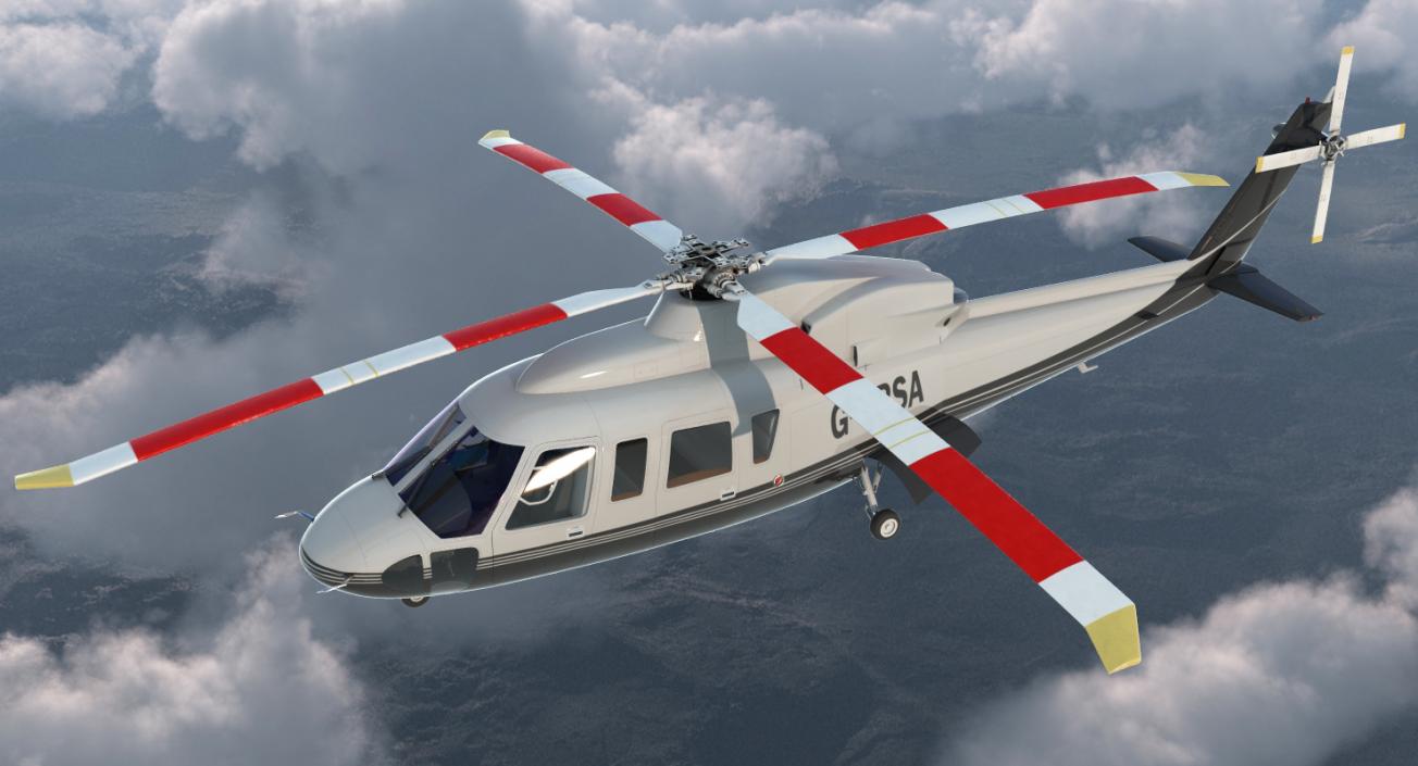 3D Utility Helicopter Sikorsky s76