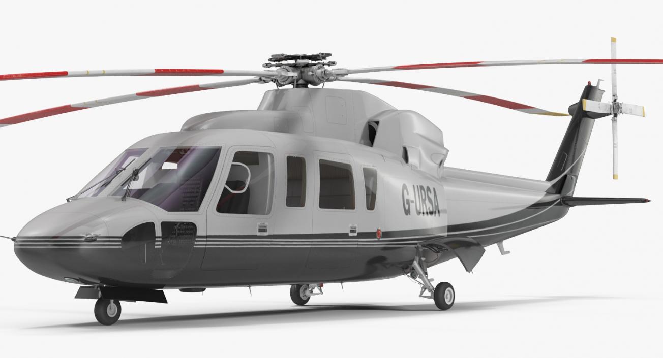 3D Utility Helicopter Sikorsky s76