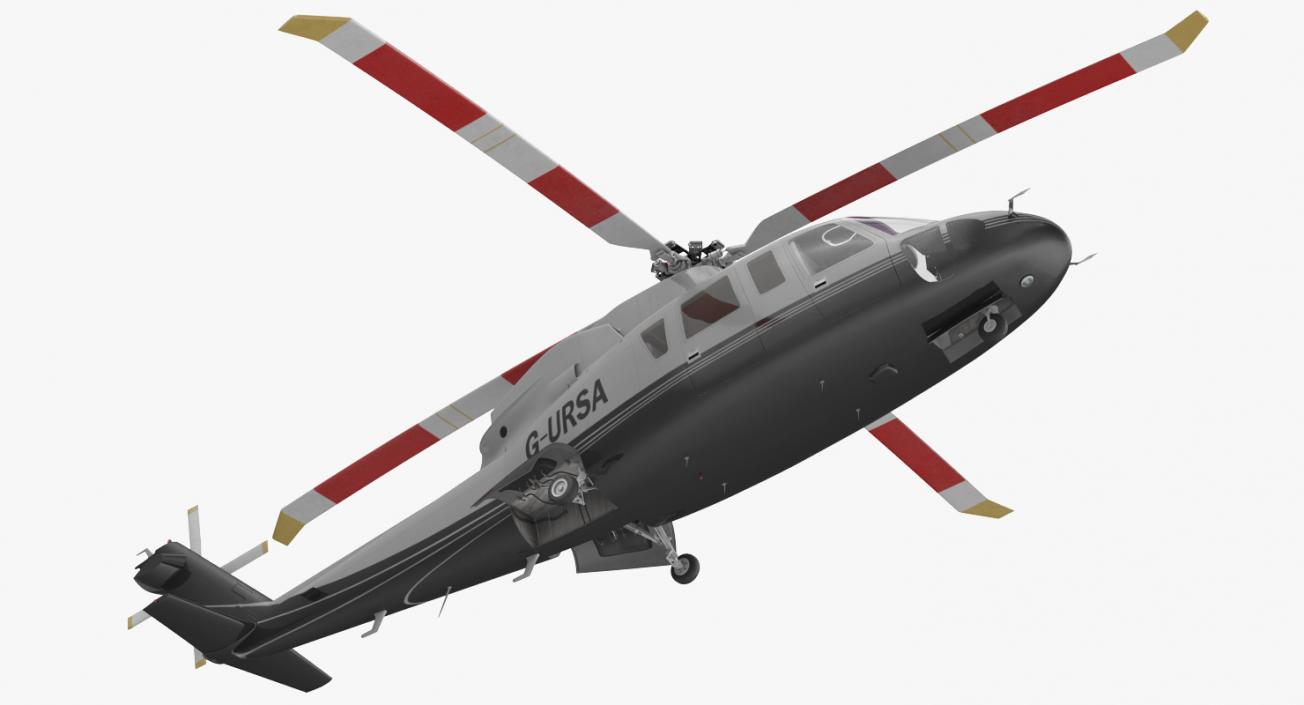 3D Utility Helicopter Sikorsky s76