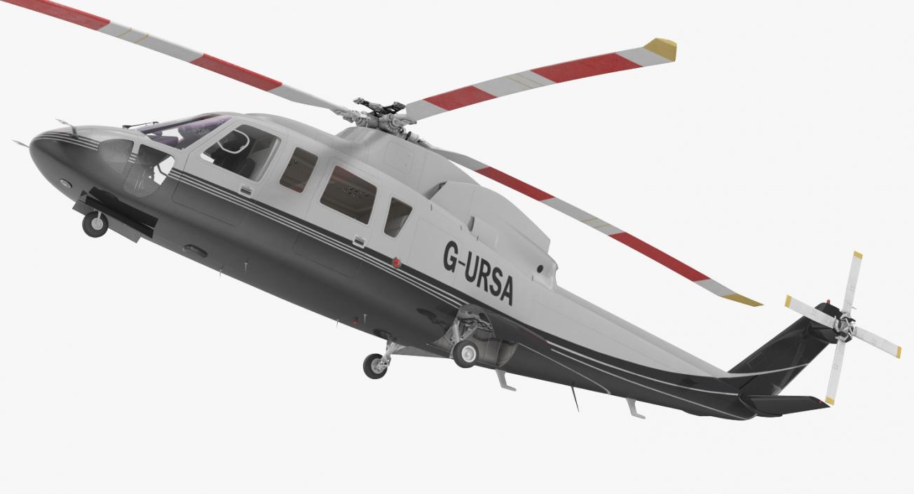 3D Utility Helicopter Sikorsky s76