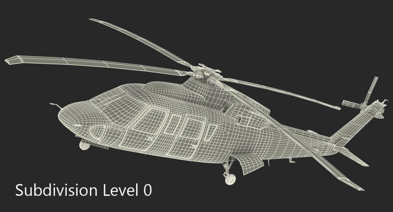 3D Utility Helicopter Sikorsky s76