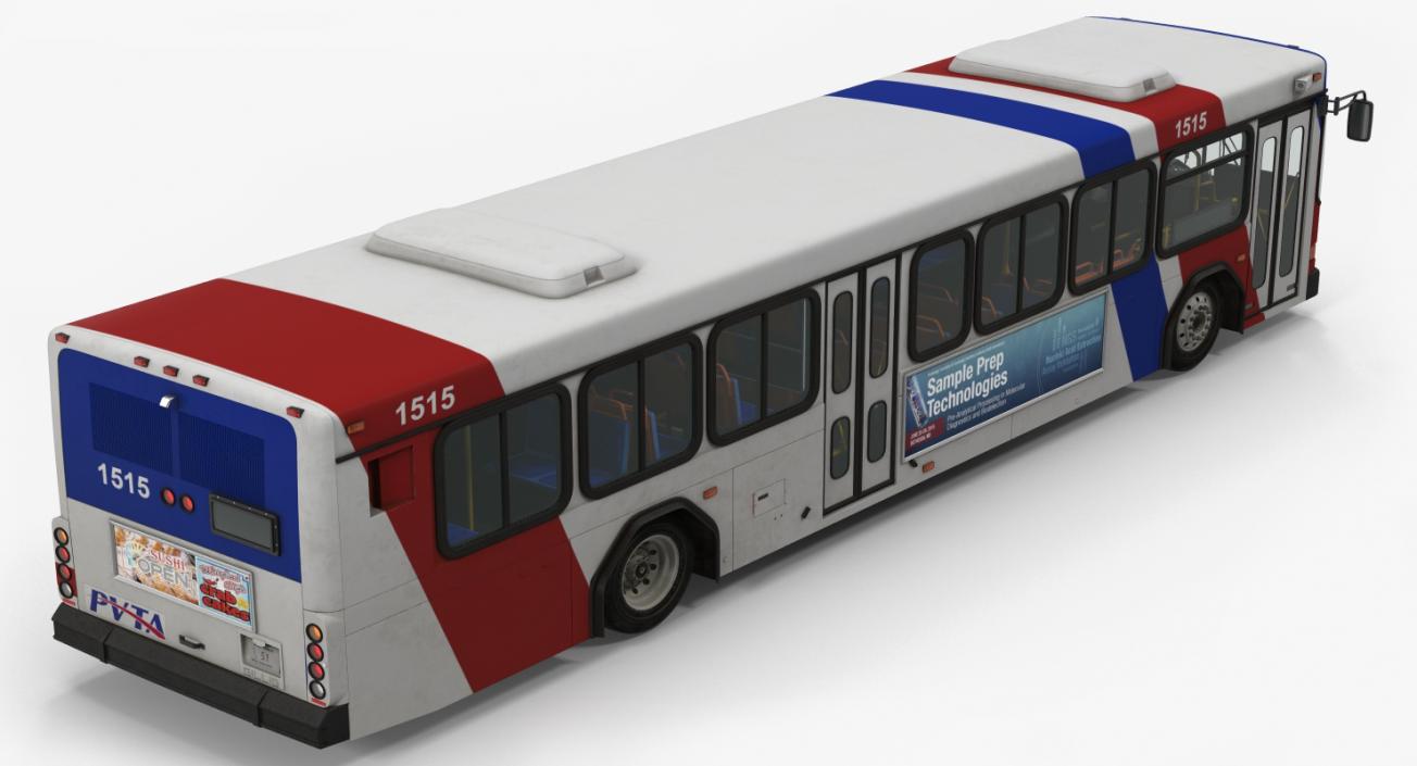 3D model Gillig Low Floor Bus