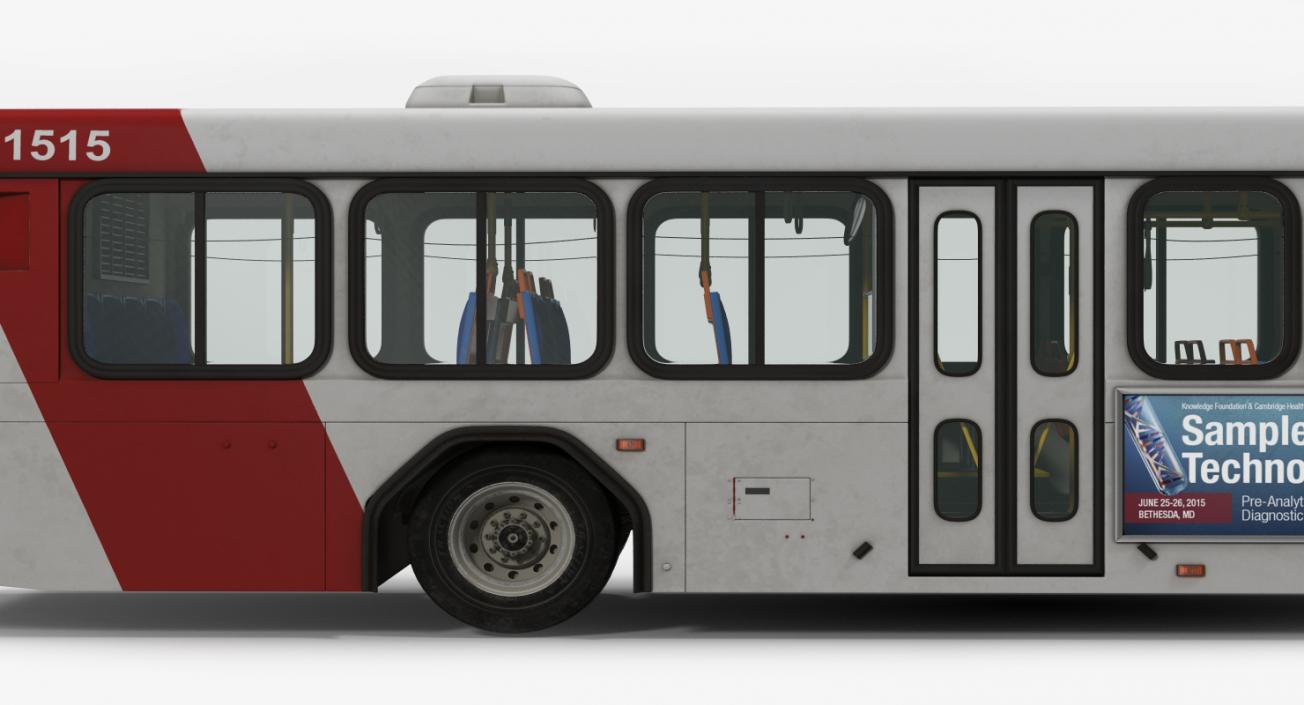 3D model Gillig Low Floor Bus