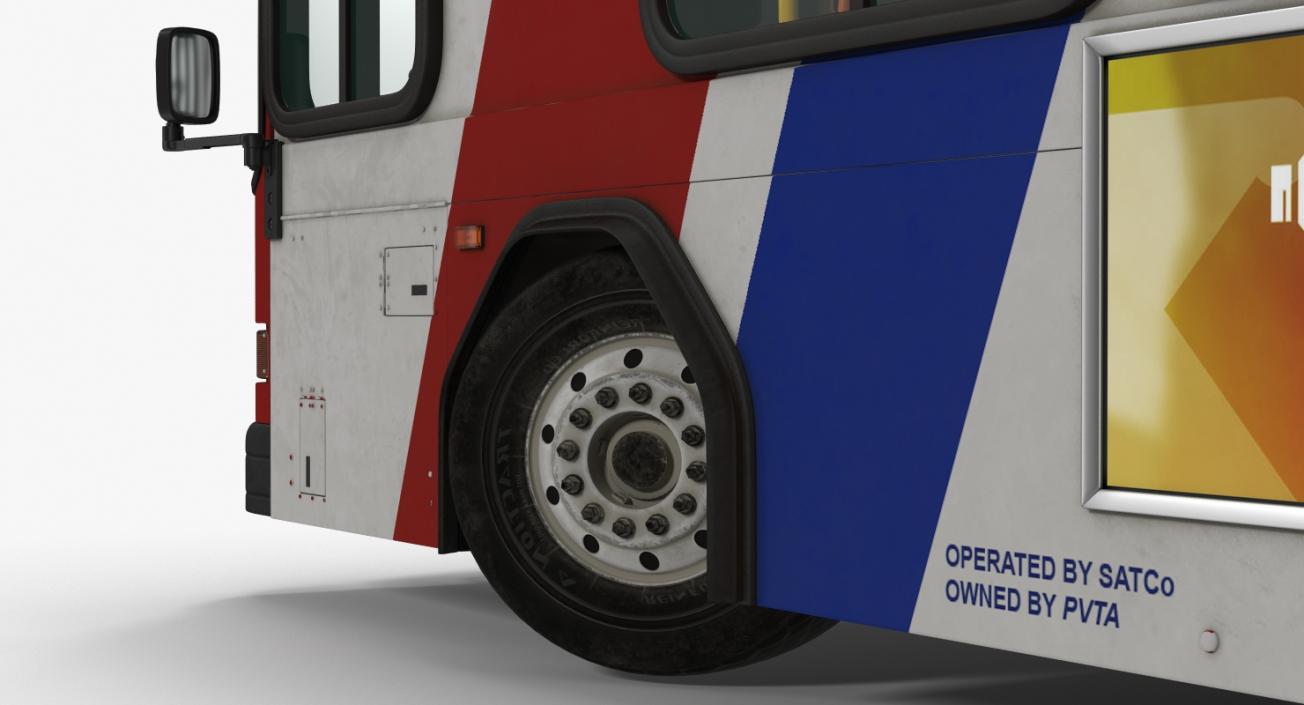 3D model Gillig Low Floor Bus