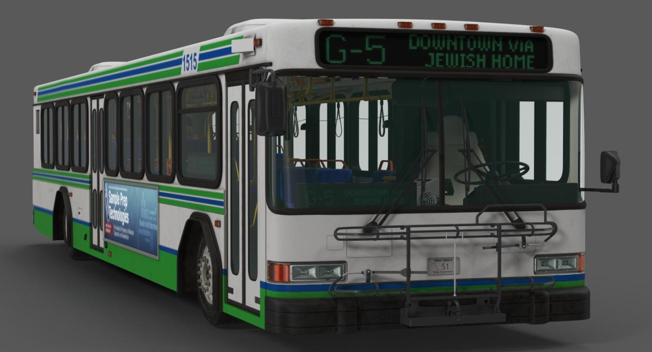 3D model Gillig Low Floor Advantage Bus