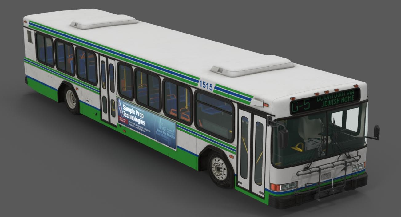 3D model Gillig Low Floor Advantage Bus