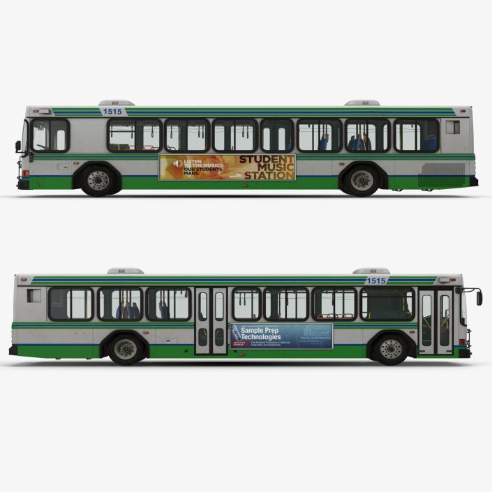 3D model Gillig Low Floor Advantage Bus