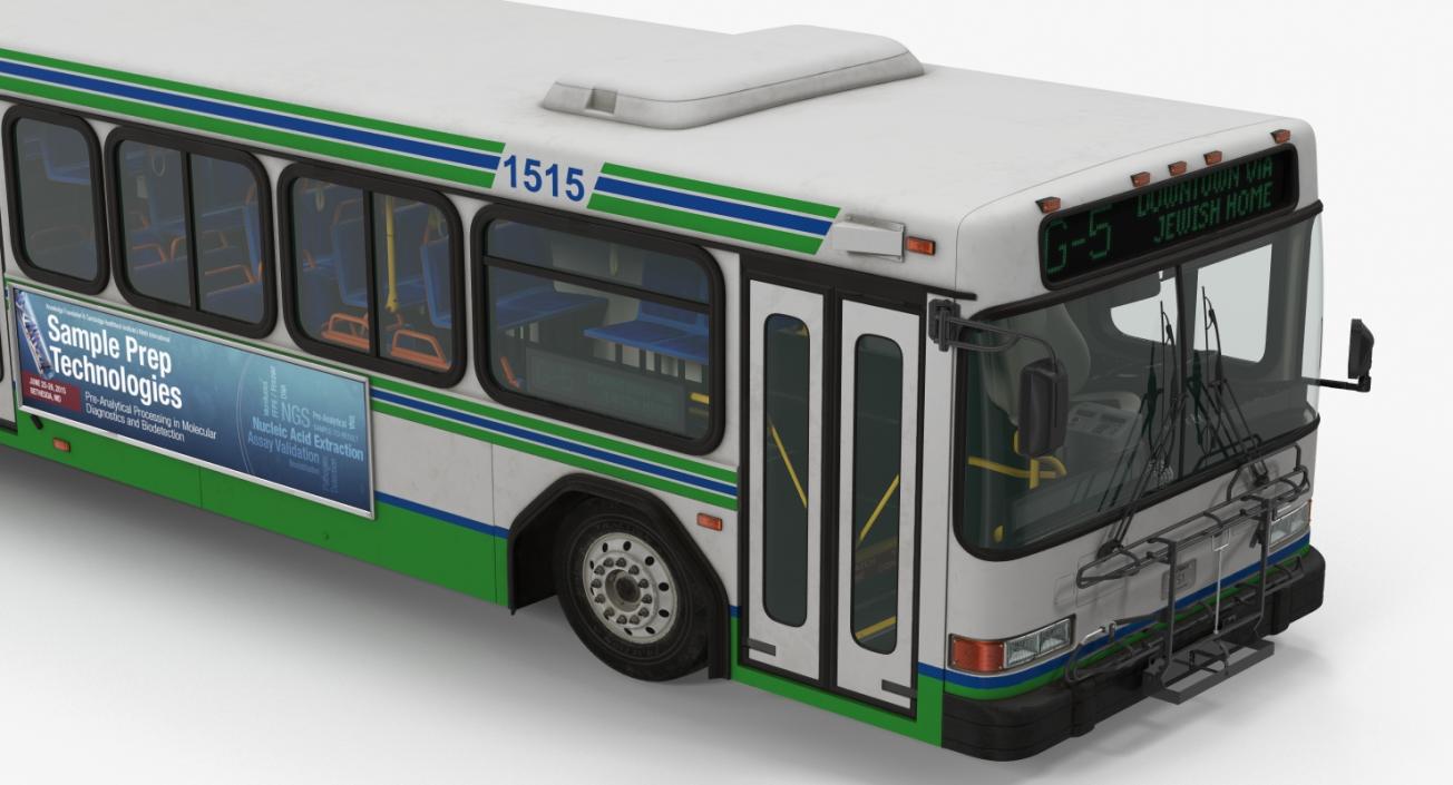 3D model Gillig Low Floor Advantage Bus