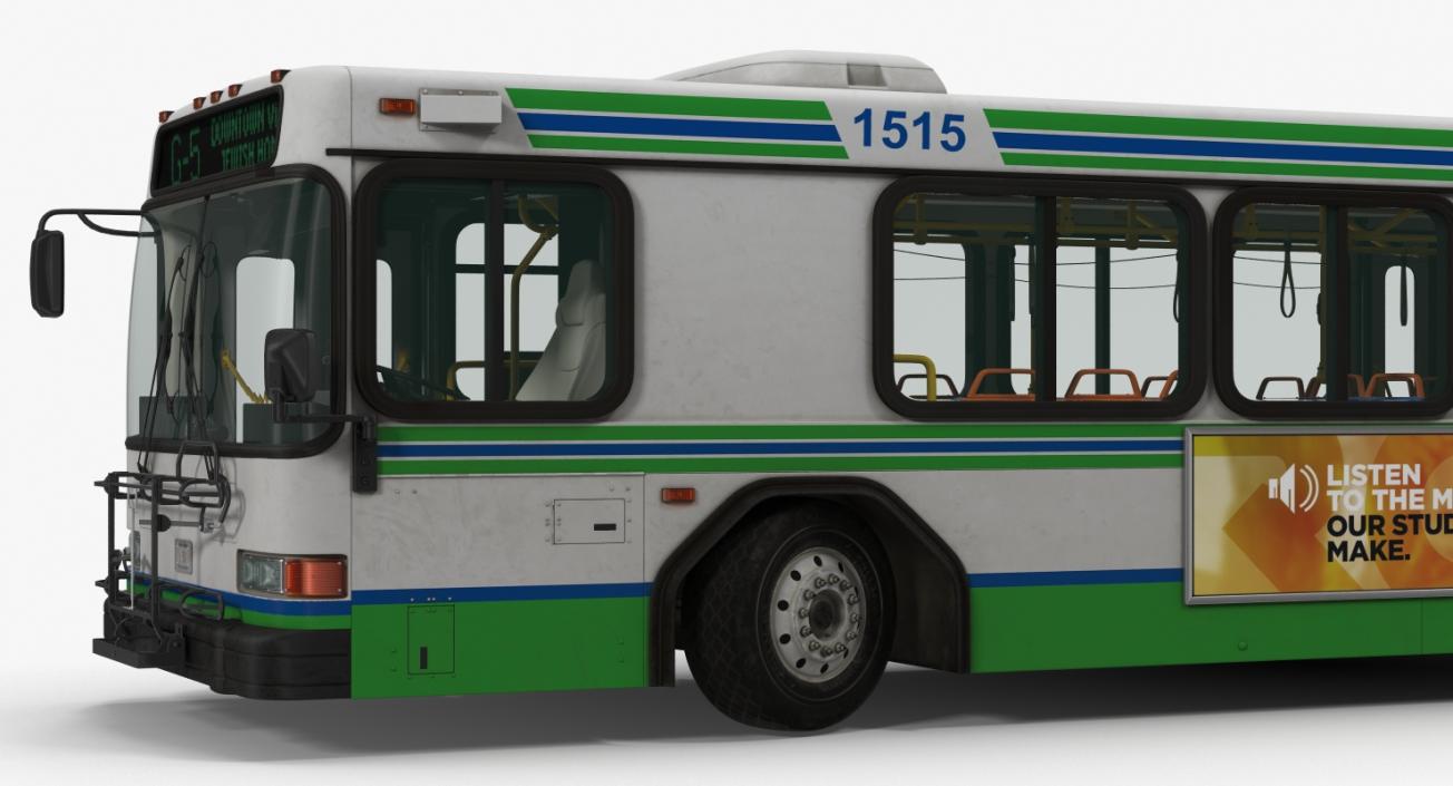 3D model Gillig Low Floor Advantage Bus