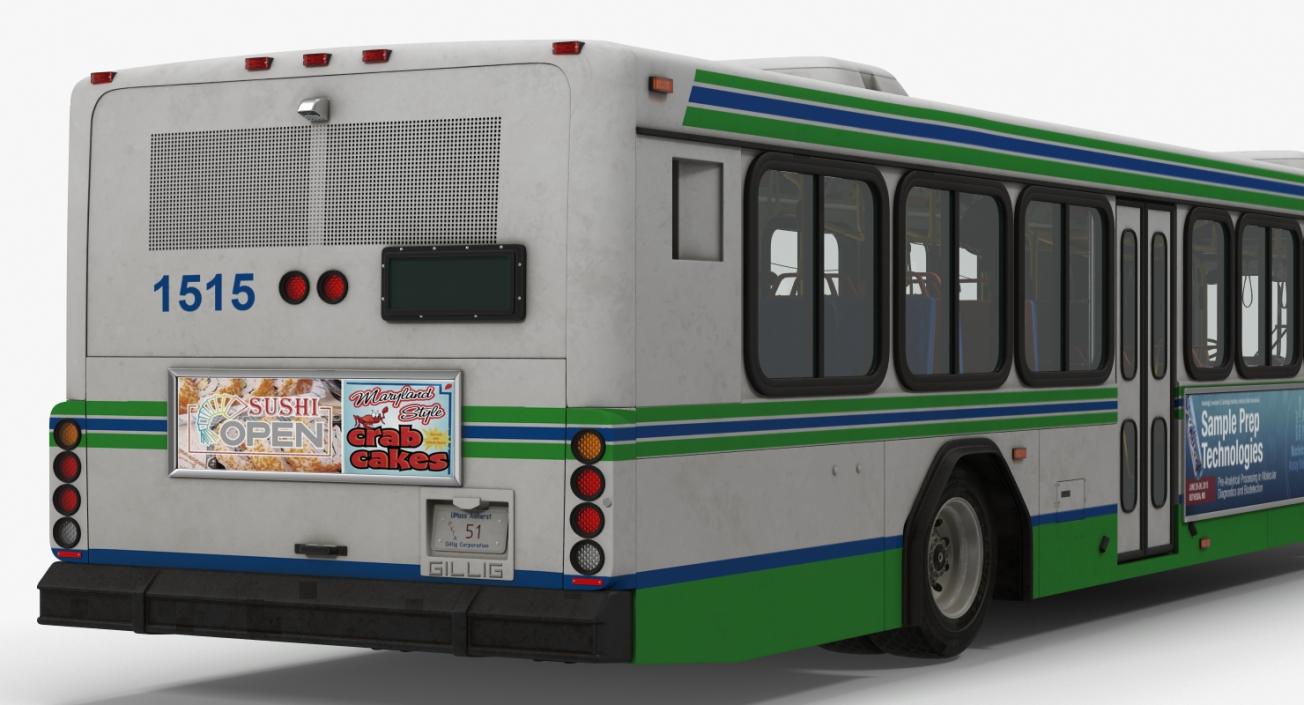 3D model Gillig Low Floor Advantage Bus