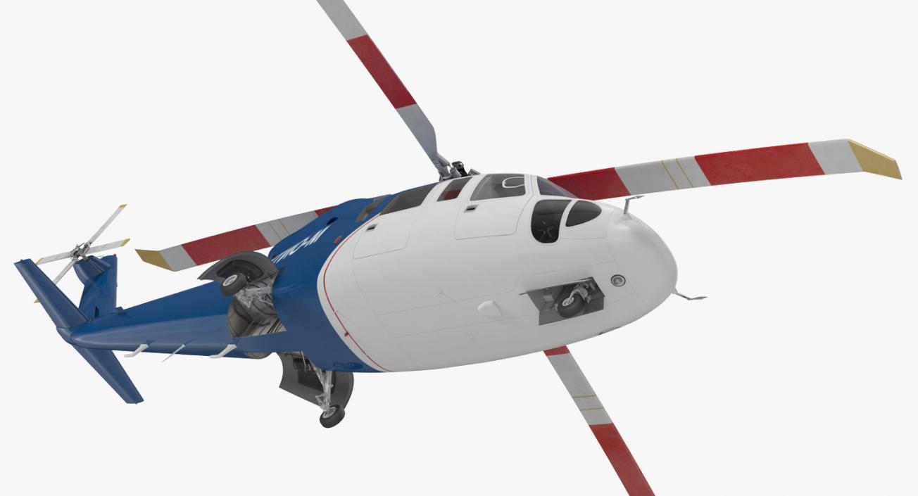 Sikorsky s76 Rigged 3D model