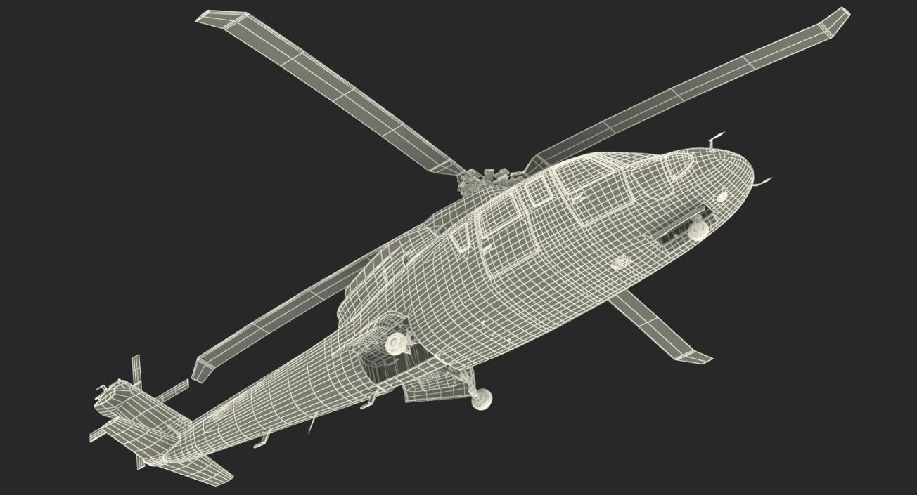 Sikorsky s76 Rigged 3D model