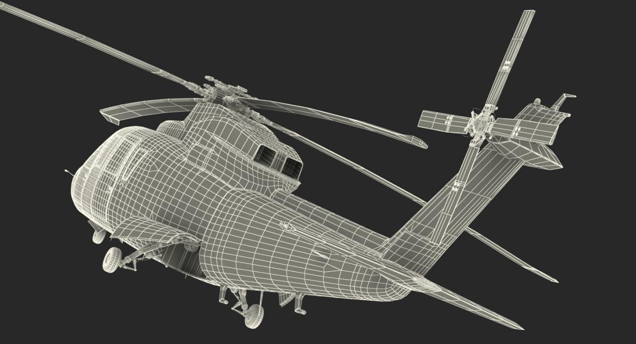 Sikorsky s76 Rigged 3D model