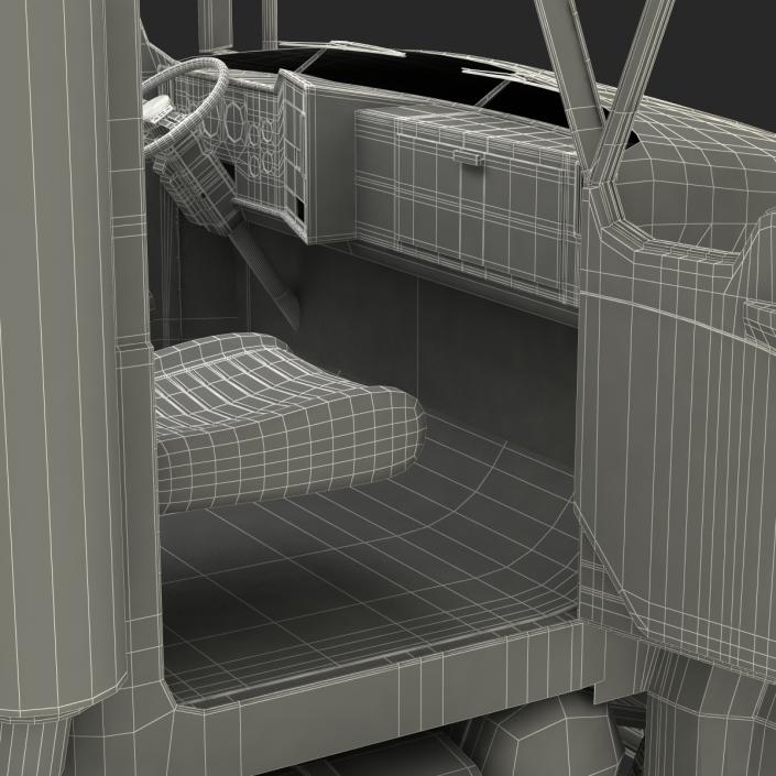 3D Truck Generic 2 Simple Interior