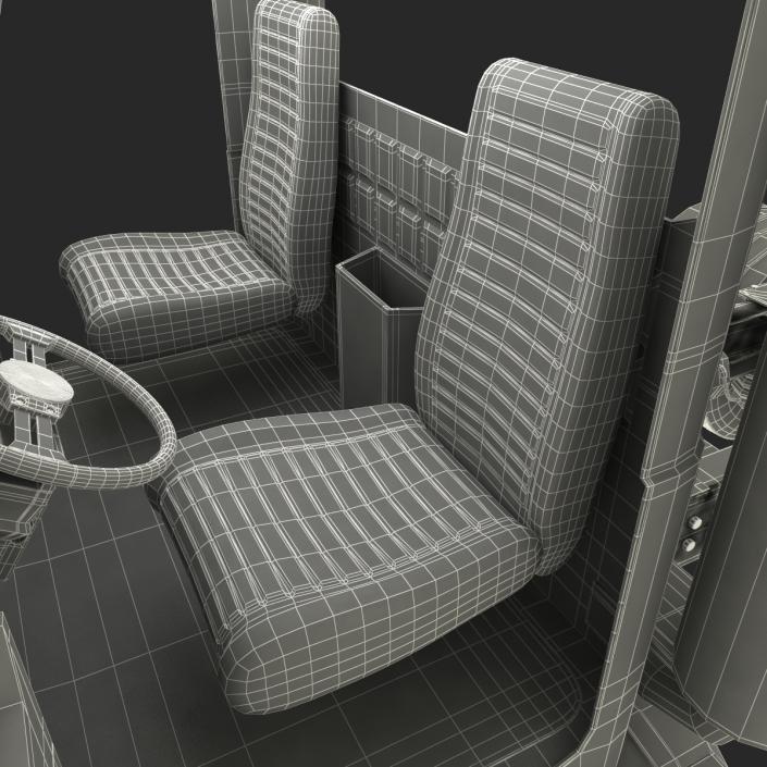 3D Truck Generic 2 Simple Interior