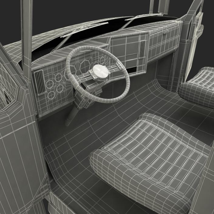 3D Truck Generic 2 Simple Interior