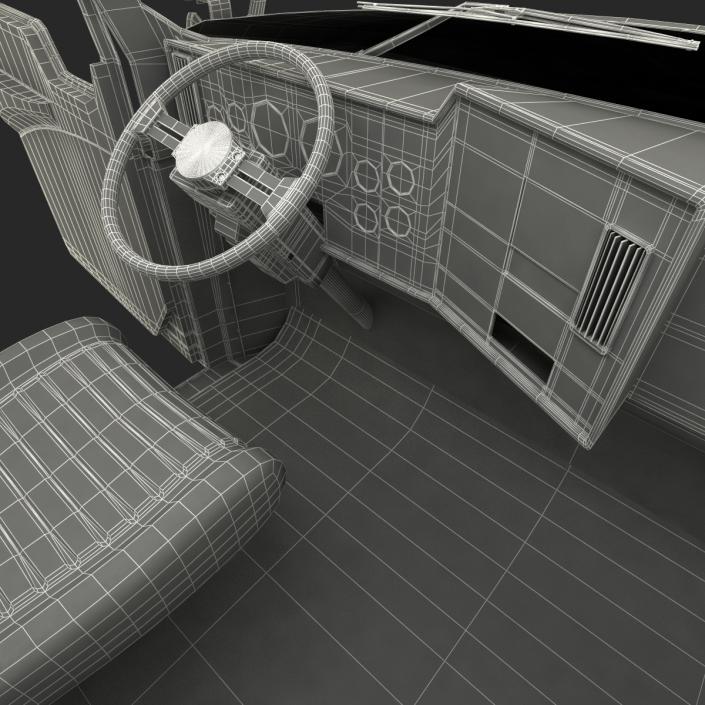 3D Truck Generic 2 Simple Interior