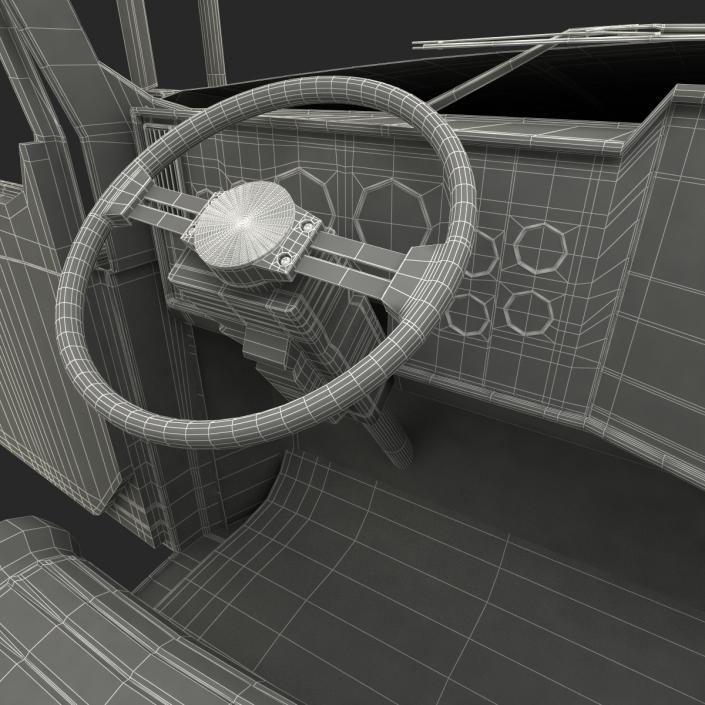 3D Truck Generic 2 Simple Interior