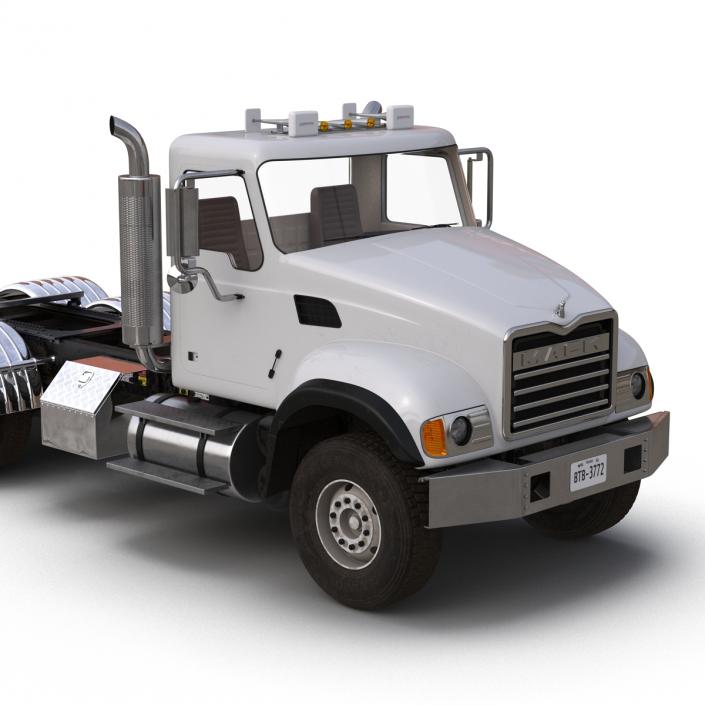 3D Truck Mack Simple Interior