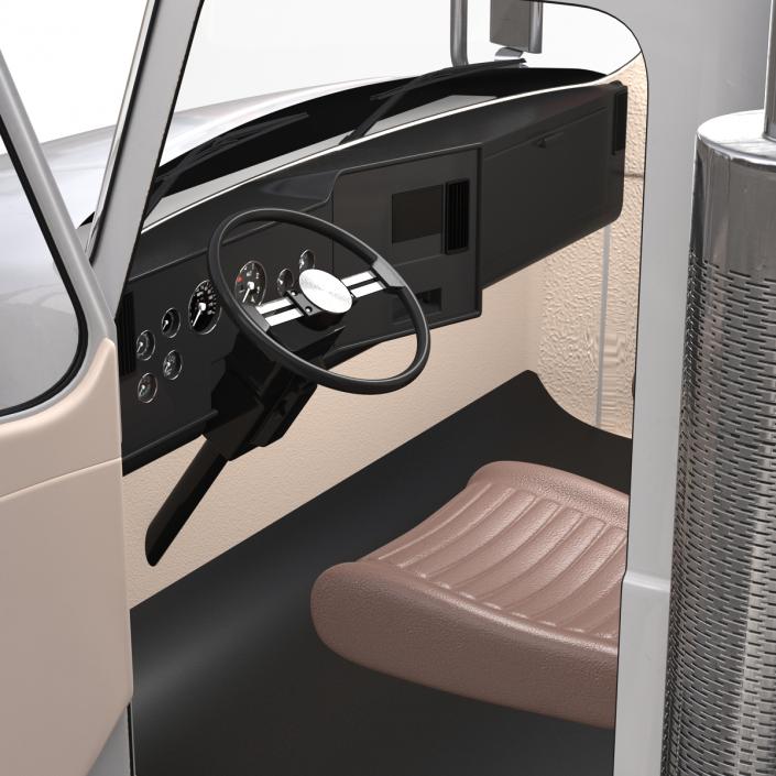 3D Truck Mack Simple Interior