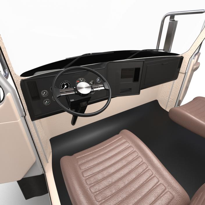 3D Truck Mack Simple Interior