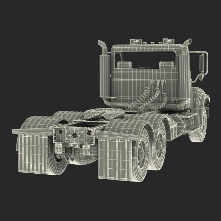 3D Truck Mack Simple Interior