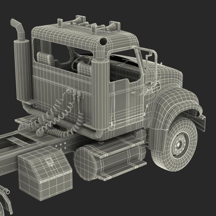 3D Truck Mack Simple Interior