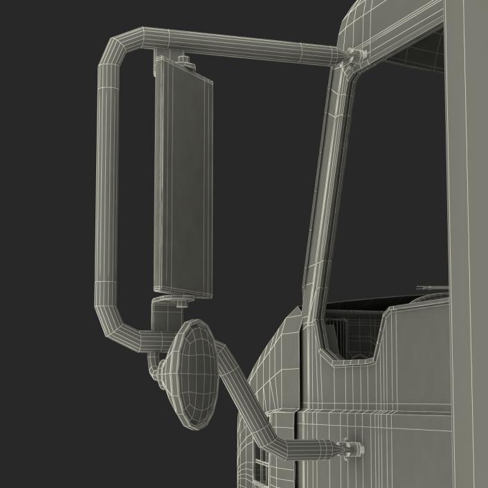 3D Truck Mack Simple Interior