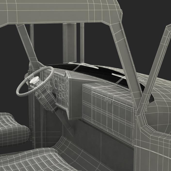 3D Truck Mack Simple Interior