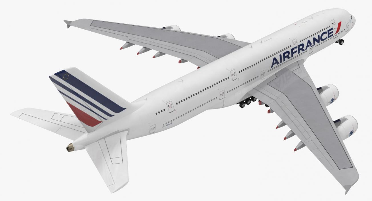 Airbus A380-1000 Air France 3D