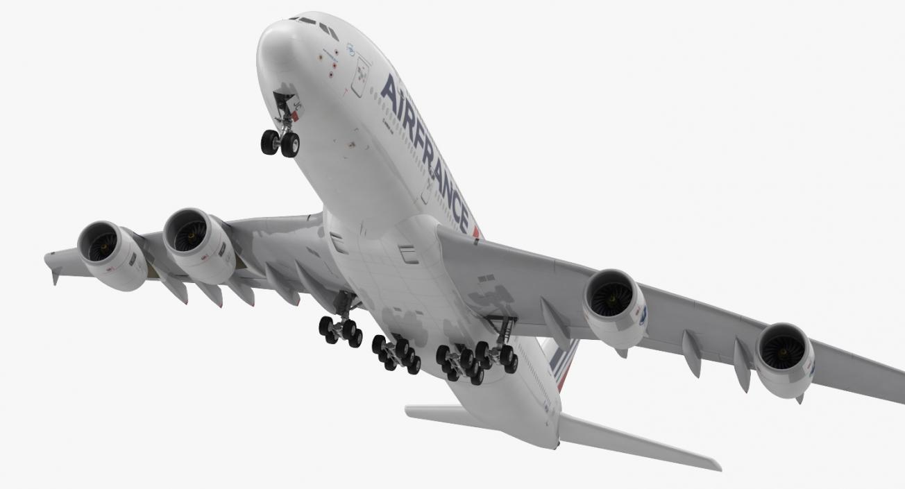 Airbus A380-1000 Air France 3D