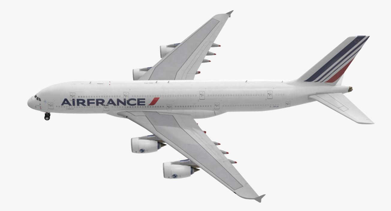 Airbus A380-1000 Air France 3D