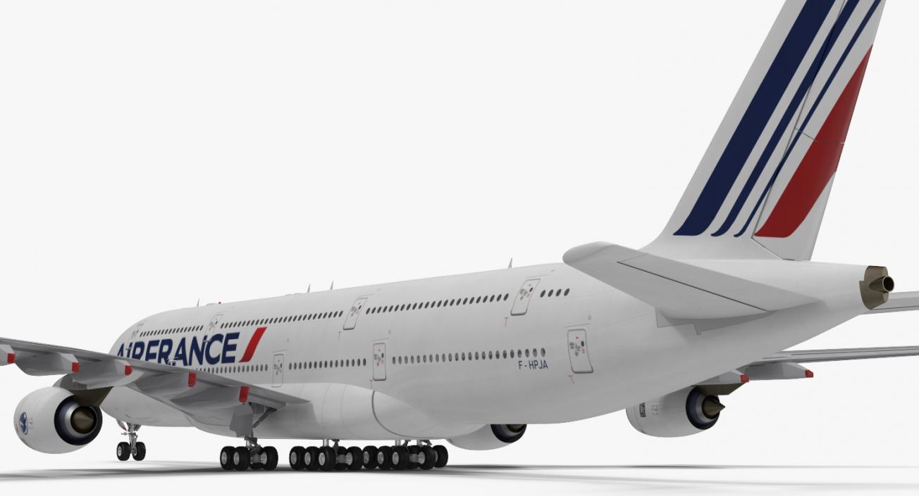 Airbus A380-1000 Air France 3D