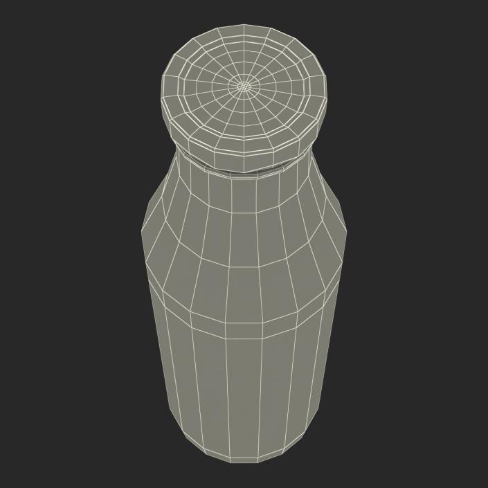 Milk Half Gallon Glass Bottle 3D model